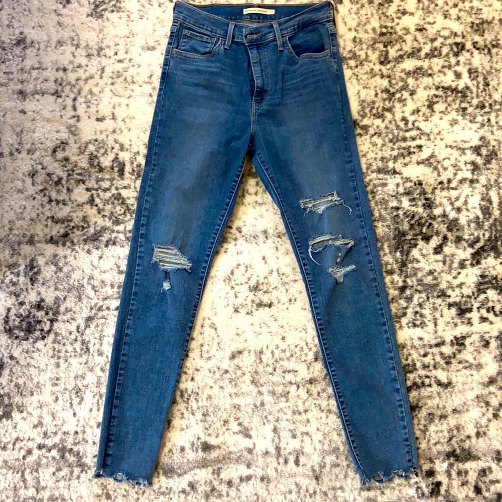 Levi’s high rise super skinny jeans